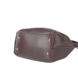 Maroon Minimalist Tote Bag