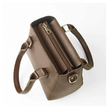 Brown Compact Handbag