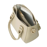 Beige Casual Handbag